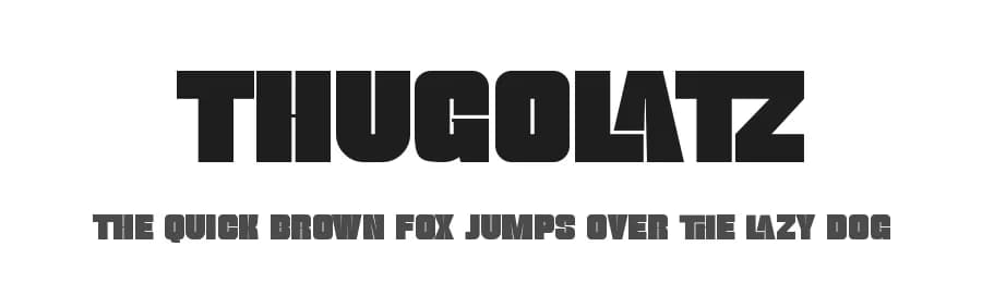 Thugolatz by Almarkhatype — Sans Serif Font