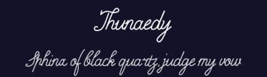 Thunaedy by Ali Hamidi — Script Handwritten Font — thumbnail 2
