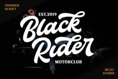 Thunder Script Font by IklazStudio — Script Handwritten Font — thumbnail 5