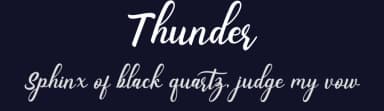 Thunder by Creative Lab — Script Handwritten Font — thumbnail 2