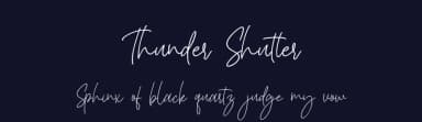 Thunder Shutter by AminMario — Script Handwritten Font — thumbnail 2