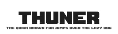 Thuner by Linecreative — Sans Serif Font — thumbnail 1