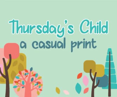 Thurday's Child Font by Illustration Ink — Script Handwritten Font — thumbnail 1