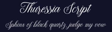 Thuressia Script by Picatype Studio — Script Handwritten Font — thumbnail 2