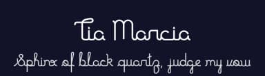Tia Marcia by Cão Fila Lettering — Script Handwritten Font — thumbnail 2