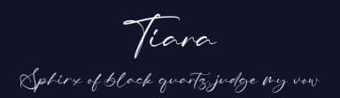Tiara by Integritype Studio — Script Handwritten Font — thumbnail 2