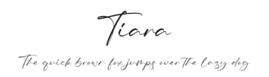 Tiara by Integritype Studio — Script Handwritten Font — thumbnail 1
