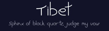 Tibet by Rémi Godefroid — Script Handwritten Font — thumbnail 2