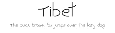 Tibet by Rémi Godefroid — Script Handwritten Font — thumbnail 1