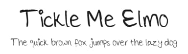 Tickle Me Elmo by Chippy Bowey — Script Handwritten Font — thumbnail 1