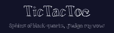 TicTacToe by Miguel Mojica — Script Handwritten Font — thumbnail 2