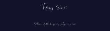 Tifany Script by Moly Mol — Script Handwritten Font — thumbnail 2