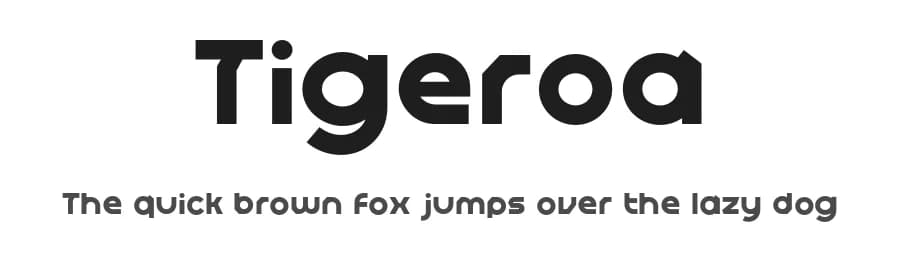 Tigeroa by Khurasan — Sans Serif Font