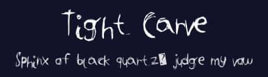 Tight Carve by Xerographer Fonts — Script Handwritten Font — thumbnail 2