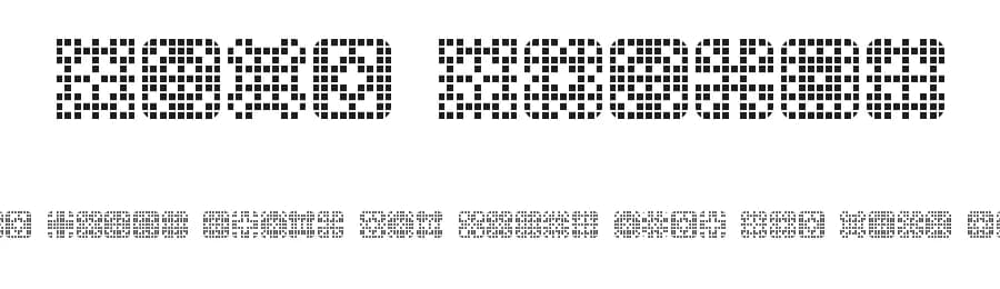 Tile Things by Fonts & Things — Dingbats Font — preview 1