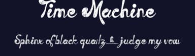 Time Machine by JSH creates — Script Handwritten Font — thumbnail 2