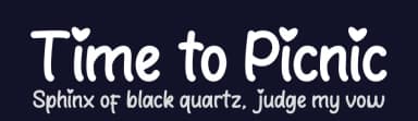 Time to Picnic by Sunset Gallery — Script Handwritten Font — thumbnail 2