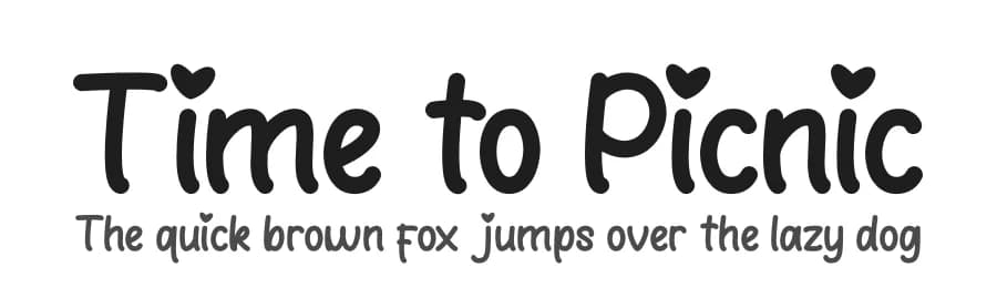 Time to Picnic by Sunset Gallery — Script Handwritten Font