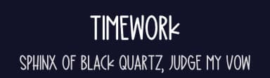 Timework by Md Shohail Bhuian — Script Handwritten Font — thumbnail 2