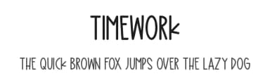 Timework by Md Shohail Bhuian — Script Handwritten Font — thumbnail 1