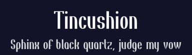Tincushion by Vít Čondák — Sans Serif Font — thumbnail 2
