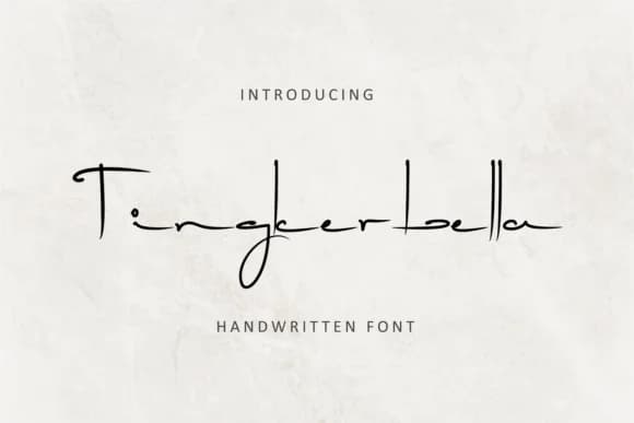 Tingkerbella Font by kammaqsum — Script Handwritten Font