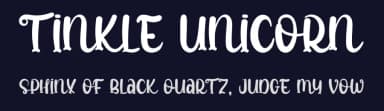 Tinkle Unicorn by Inermedia Studio — Script Handwritten Font — thumbnail 2