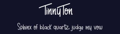 TinnyTon by Huston Vincen — Script Handwritten Font — thumbnail 2