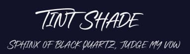 Tint Shade by Ef Studio — Script Handwritten Font — thumbnail 2