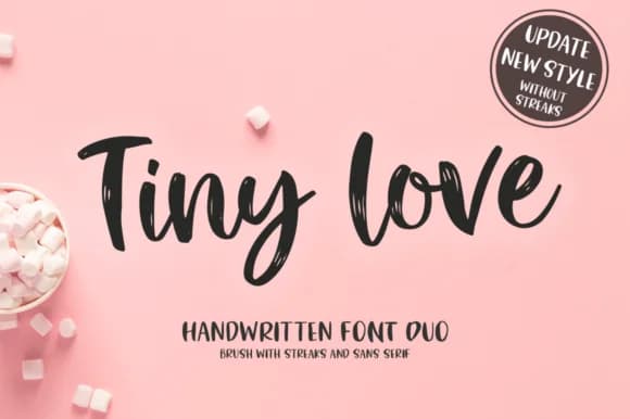 Tiny Love Duo Font by Pasha Larin — Script Handwritten Font