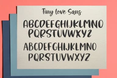 Tiny Love Duo Font by Pasha Larin — Script Handwritten Font — thumbnail 8