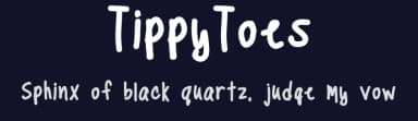 TippyToes by Emily Spadoni — Script Handwritten Font — thumbnail 2