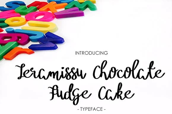 Tiramisu Chocolate Fudge Cake Font by yh.seaofknowledge — Script Handwritten Font