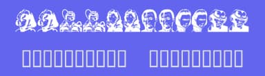TNG Cast by Michael Gaines — Dingbats Font — thumbnail 3