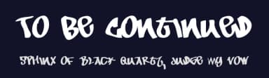 To Be Continued by Glyphobet Font Foundry — Script Handwritten Font — thumbnail 2