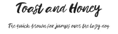 Toast and Honey by D&K Project — Script Handwritten Font — thumbnail 1