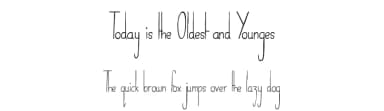 Today is the Oldest and Younges by JSH creates — Script Handwritten Font — thumbnail 1