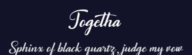 Togetha by 7NTypes — Script Handwritten Font — thumbnail 2