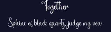 Together by Scratchones — Script Handwritten Font — thumbnail 2