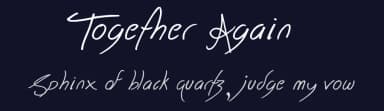 Together Again by JSH creates — Script Handwritten Font — thumbnail 2