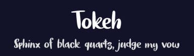 Tokeh by Hanoded — Script Handwritten Font — thumbnail 2