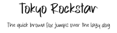 Tokyo Rockstar by Letterafa Studio — Script Handwritten Font — thumbnail 1