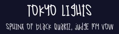 Tokyo Lights by Des Gomez — Script Handwritten Font — thumbnail 2