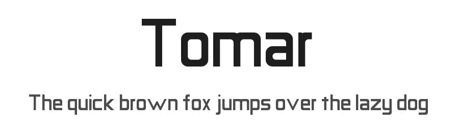 Tomar by Voxi Denjay — Sans Serif Font — preview 1