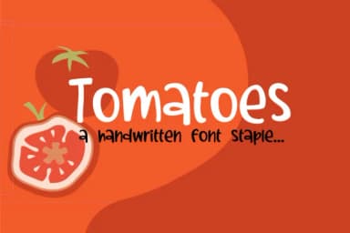 Tomatoes Font by Illustration Ink — Script Handwritten Font — thumbnail 1