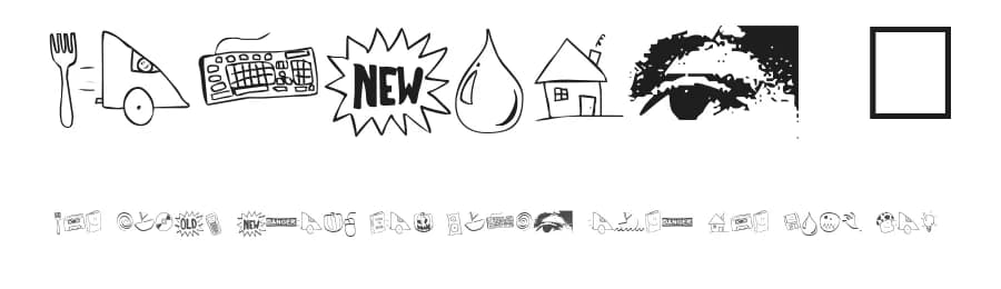 Tombats 1 by Divide by Zero — Dingbats Font