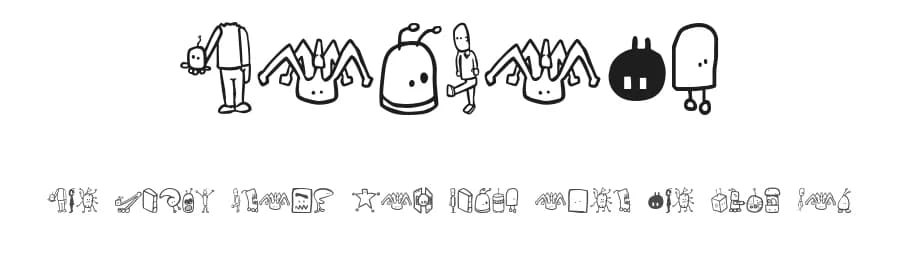 Tombots by Divide by Zero — Dingbats Font