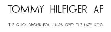 Tommy Hilfiger AF by Abstract Fonts — Sans Serif Font — thumbnail 1
