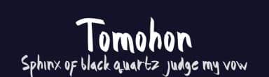Tomohon by Nariswari Creative — Script Handwritten Font — thumbnail 2