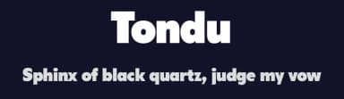 Tondu by The Northern Block — Sans Serif Font — thumbnail 2
